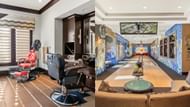 The mansions bowling alley and hair salon